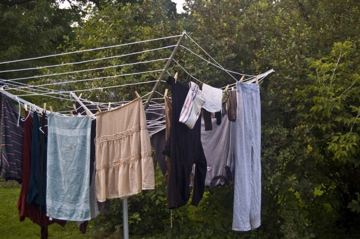 Hanging Around the Clothesline – Craft Leftovers