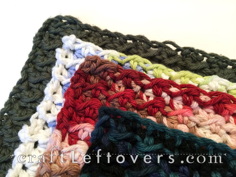 The Perfect Size for a Crocheted Dishcloth