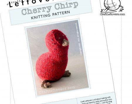 Knit Cherry Chirp Quail / Kiwi Bird : Pattern PDF