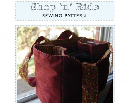 Bicycle Basket Tote Sewing Pattern Shop 'n' Ride